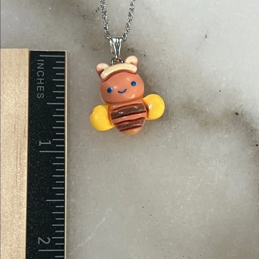 Cute Bumblebee Kids Necklace